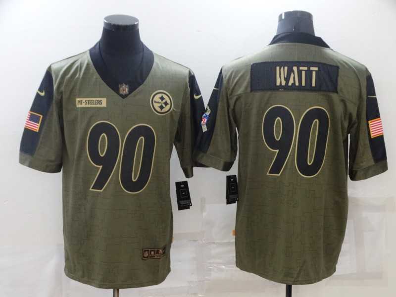 Nike Steelers 90 T.J. Watt Olive 2021 Salute To Service Limited Jersey Dzhi,We sell and wholesale Nike Steelers 90 T.J. Watt Olive 2021 Salute To Service Limited Jersey Dzhi on line form chian!